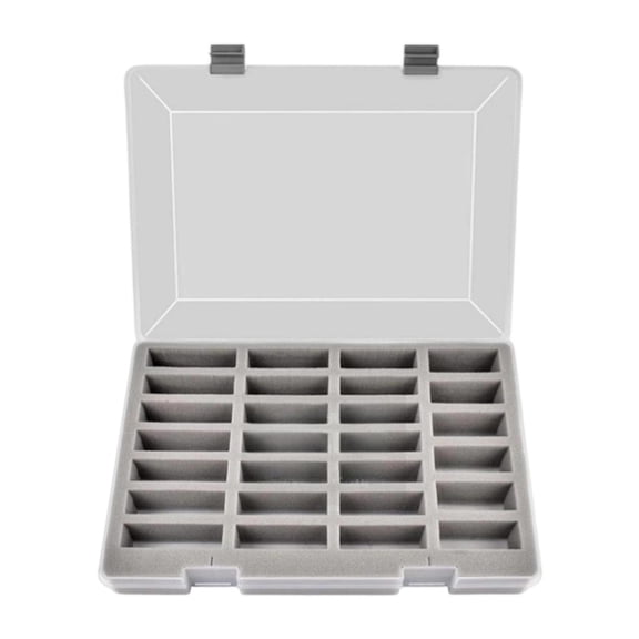 QSTDGVPW 1/64 Model Cars Storage Case Storage Container Collectible Organizing Protection Gray