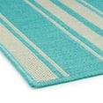 thumbnail image 5 of Christopher Knight Home Evesham Indoor/Outdoor Area Rug by  Teal + Ivory 5'3" L x 7' W 5' x 8', 5 of 5