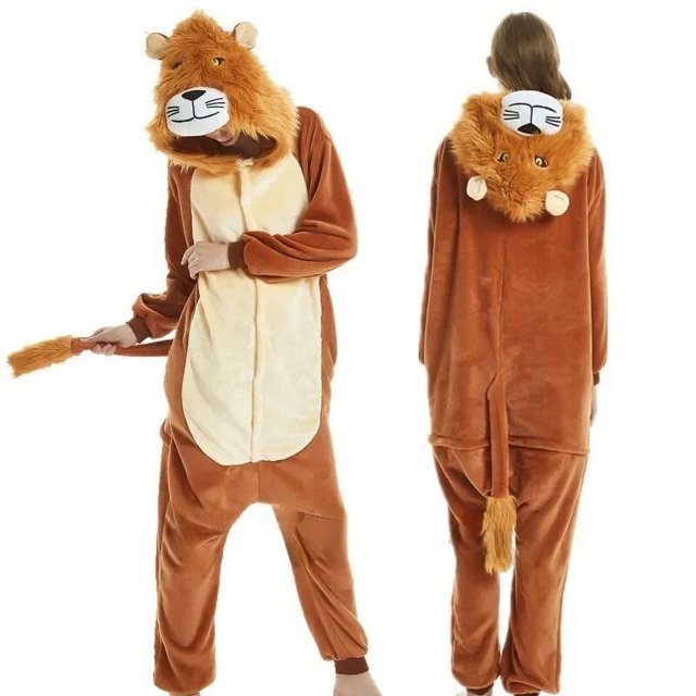 Pijamas de dibujos animados de ciervo de Navidad para adultos, ropa de dormir para mujeres, monos de animales para bebés, Pijamas de franela para Halloween