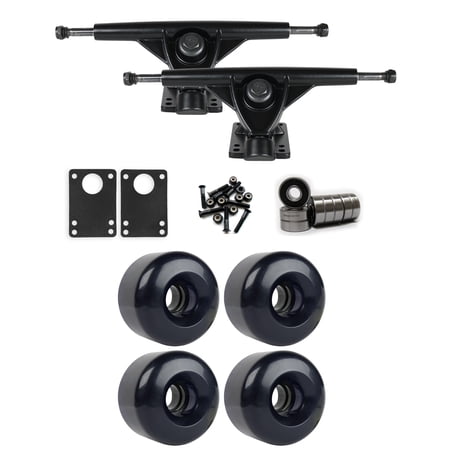 RKP Black Longboard Trucks Wheels Package 70mm x 46mm 83A 276C Blue Clear price history on PriceWatchPro