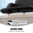thumbnail image 5 of VEVOR Stadium Seat with Back Support, Wide Bleacher Seat Back, Folding Padded Cushion Stadium Chair, Portable Reclining Chair with Hook Pocket Cupholder, Ideal for Sport Event Beach Camping Concert, 5 of 9