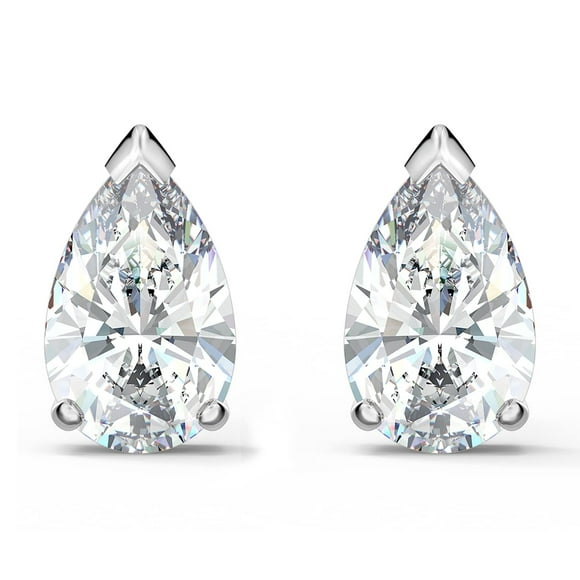 Pendientes Swarovski Stilla Attract con piedras transparentes talladas