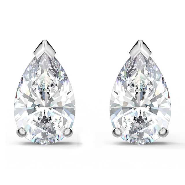 Pendientes Swarovski Stilla Attract con piedras transparentes talladas