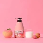 Kwailnara Peach Milk Softening Vitality Body Lotion المستوردة كوريا 19.75oz