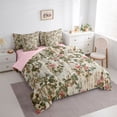 thumbnail image 3 of Homewish Retro Flower 7-Piece Twin Bedding Sets,Countryside Plant Bedding Comforter Set,Rustic Farmhouse Cabin Sheet Sets For Girls Kids,Breathable Home Decor Reversible, 3 of 8