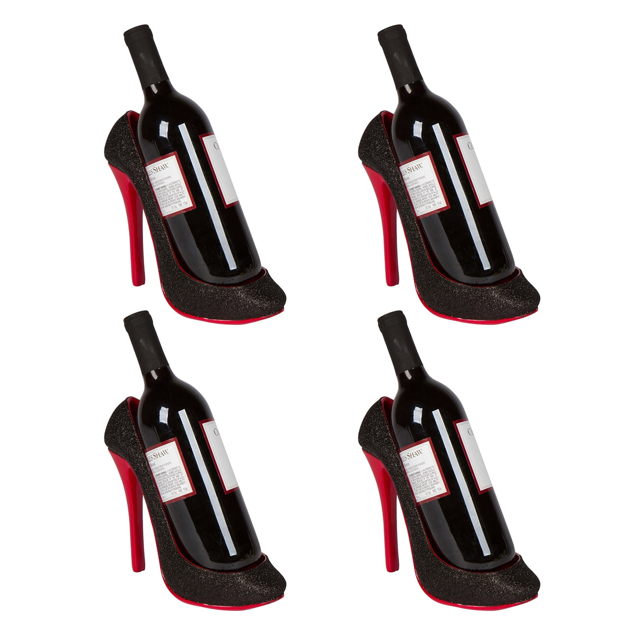 8.5" x 7"H High Heel Wine Bottle Holder Stylish Conversation Starter