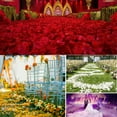 thumbnail image 4 of OUNONA 3000Pcs Realistic Red Artificial Flower Petals for Wedding Aisle Runner and Table Scatters, 4 of 4