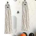thumbnail image 2 of Handmade Cute Ghost Halloween Decor, Halloween Decorations Indoor & Outdoor Party, Fall Decor Hanging Ornaments For Home Front Door, Window, Wall, Yard, Tree, Car, Garage Door, 2 of 4