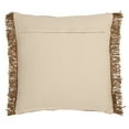 thumbnail image 4 of Safavieh Lumiza 20" x 20" Modern Cotton Decorative Pillows, Rust, 4 of 4