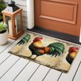 thumbnail image 4 of Farmhouse Rooster 2x3 Area Rugs for Living Room, Vintage Rustic Country Chicken Non Slip Floor Mat Washable Low-Profile Indoor Carpet for Bedroom, Dining Room, Bathroom, 4 of 9