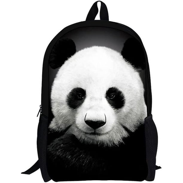Mochila Escolar Infantil YONGSHENG L Cute Panda Cara De Perro