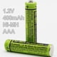 thumbnail image 2 of Cerepros 2 BK-40AAABU 1.2V 400mAh Paquetes de baterías para teléfono inalámbrico Panasonic BK40AAABU Highpower Corun, 2 of 5