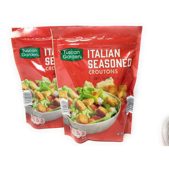 Tuscan Garden Italian Seasoned Croutons, 5 oz, Pack of 2