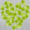 thumbnail image 3 of CafePress - Ginkgo Leaf Heart - Womens Baseball Tee, 3 of 4
