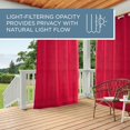 thumbnail image 4 of Exclusive Home Paire de Rideaux pour Cabine Intérieure/extérieure, 54x108, Rouge Radiant, 4 of 11