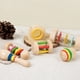 thumbnail image 4 of Campana de manivela calmante de madera Fiudx Juego de combinación de 6 piezas Juguete de rompecabezas para niños y niñas Regalos de cumpleaños, 4 of 6