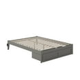 thumbnail image 4 of AFI Colorado 14" Queen Wood Platform Bed Frame with Foot Drawer Storage, Grey, 4 of 6