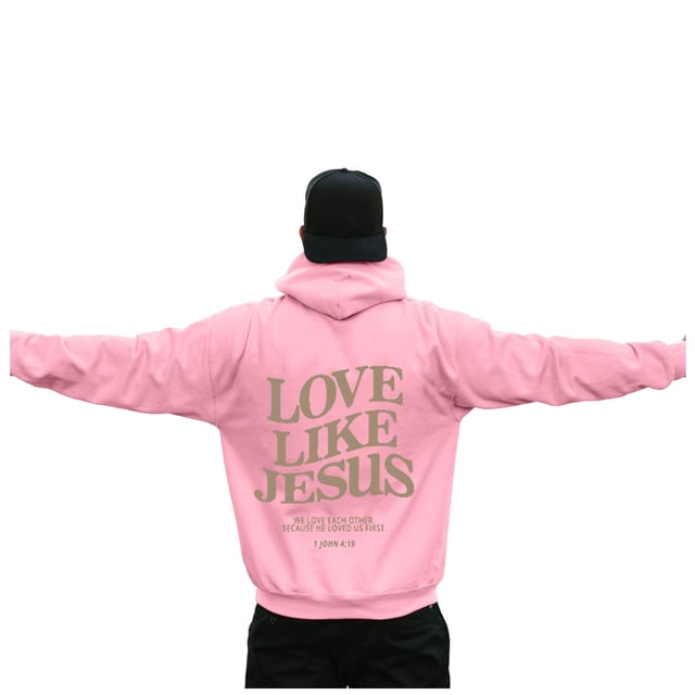 Men Solid Color Printed Casual Hooded Sweatshirt Business Fashionable Comfortable Loose Fit Pullover