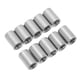 thumbnail image 3 of Whataatahia 10 Piezas Tuerca Conector Redonda M10x1.5 L20mm Hilo Hembra de Acero Inoxidable Tuercas de Acoplamiento Redondas Juego de Varillas Roscadas, 3 of 8