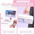 thumbnail image 4 of Gellen Gel Nail Polish Starter Kit with UV Lamp, 10 Colors Rose Lover Gel Polish with 36W Nail Lamp Top & Base Coat Nail Tools Manicure Set & Storage Box, All-In-One Gel Nail Polish Kit, 4 of 10