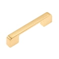 thumbnail image 2 of Utopia Alley 10pcs Marino Pull Handle - Decorative Cabinet Drop Pull Handles- Vintage Cabinet Hardware with Hand Finished Brushed Brass - Metal Drawer Pull Handle, 3.75" Center to Center, 2 of 9