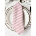 thumbnail image 2 of Cloth Napkins Set of 2 - 20x20 Inches, Pink Striped Washable Reusable Table Napkins, Modern Simple Farmhouse Beige Vintage Soft & Absortbent Dining Napkin for Party Wedding Hotel Restaurant, 2 of 8