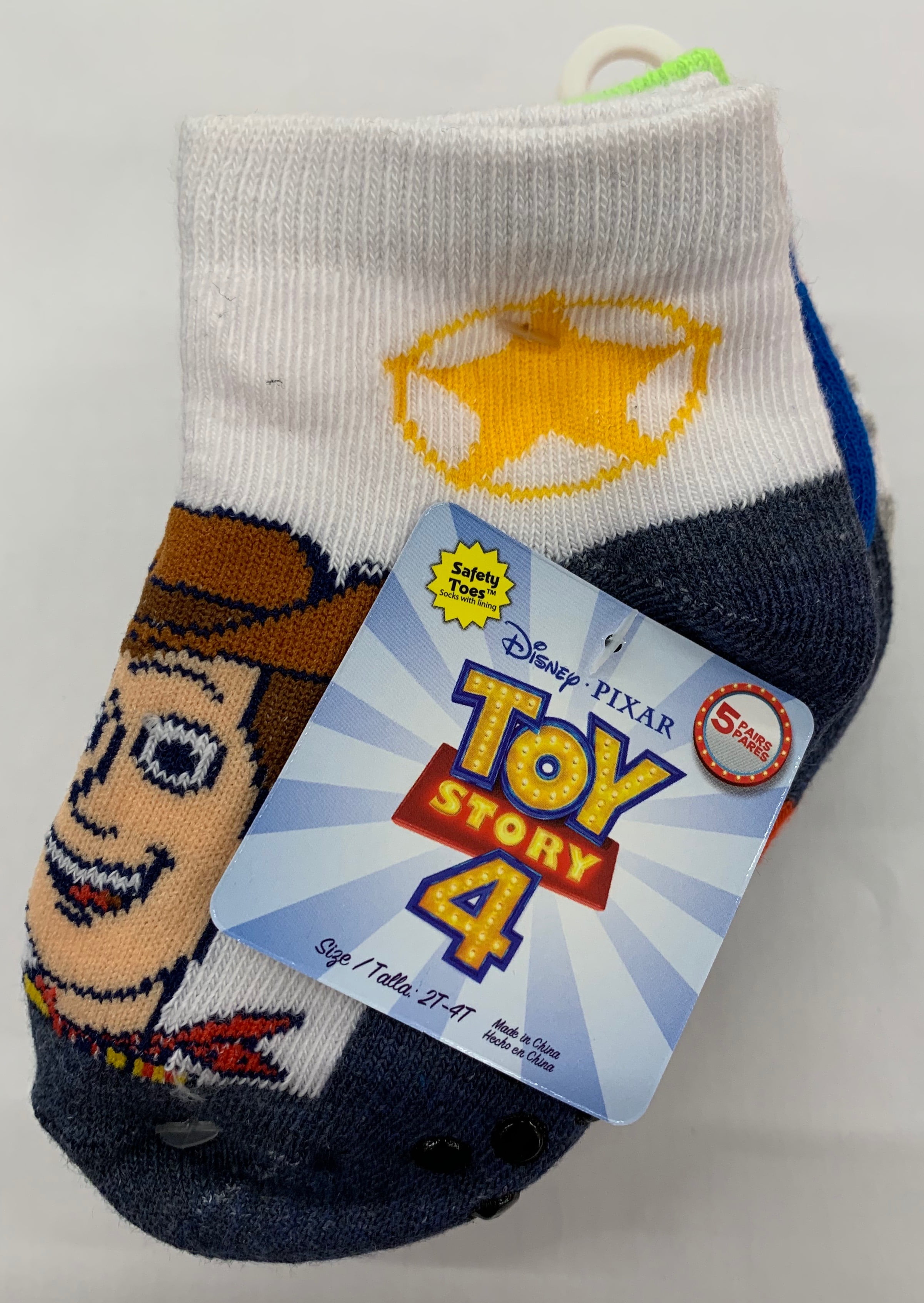 Boys Toy Story Socks, 5 Pack