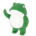 thumbnail image 2 of Frog Statue Cute Middle Finger Green Frog Figurine Frog Sculpture Garden Decor for Decorating Terraces Courtyard, 2 of 5