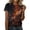 Rose Gold, variant on MEICHEN Women's Galactic T Shirt 3D Starry Print Short Sleeve Crewneck Fashion Planetary Outfit for Clothing
