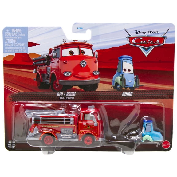 Disney / Pixar Cars Metal Red & Guido Diecast Car 2-Pack