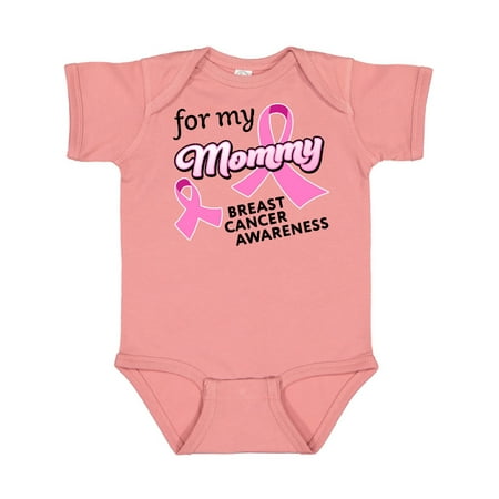

Inktastic For My Mommy - Breast Cancer Awareness Gift Baby Boy or Baby Girl Bodysuit