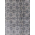 thumbnail image 1 of Ahgly Company Machine Washable Indoor Rectangle Industrial Modern Mist Blue Area Rugs, 2' x 3', 1 of 7