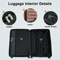 thumbnail image 2 of 19.69 x 12.2 x 28.74in Travel Camping Suitcase Hardshell Luggage Expandable Spinner Suitcase With TSA Lock Lightweight Case, 2 of 9