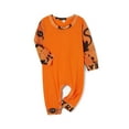 thumbnail image 4 of Halloween Pajamas Family Set, Bat Print Long Sleeve T-shirt with Pants, 4 of 9