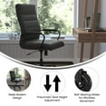 thumbnail image 3 of Flash Furniture Whitney Ergonomic Faux Leather Swivel High Back Executive Office Chair Black with, 3 of 4