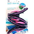 thumbnail image 2 of 2 Set (4 Ct) Black Flip Flop Beach Towel Clips Jumbo Size for Beach Chair, Cruise Beach Patio, Pool Accessories for Chairs, Household Clip, Baby Stroller, 2 of 2