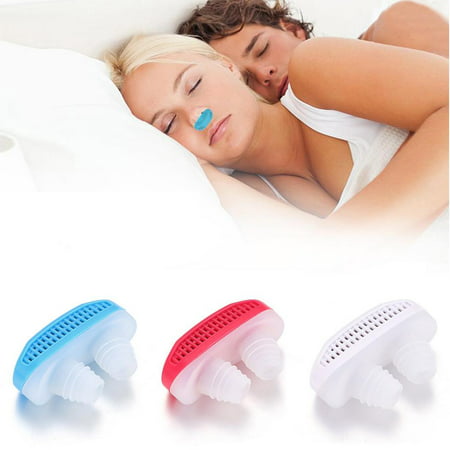 Clearance! Silica Gel Vents Anti Snore Sleep Apnea Nasal Dilators Stop Snoring New 2 in 1 Anti Snoring Air Purifier Aphe (Best Pillow For Snoring And Sleep Apnea)