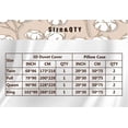 thumbnail image 2 of 3 Piece 3d Kitty Flowers Printed Microfiber Bedding Set With Pillow Case,gifts For Boys Girls Bedroom,1 Duvet Cover With 2 Pillowcases Queen, 2 of 4