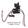 thumbnail image 4 of Electric Drill Regulator Switches Replacement Drilling Machine Speed Accessories with Small Light Control Regulating Plastic Push Buttons Replacing Parts, 4 of 8