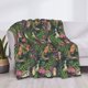 thumbnail image 3 of Fotbe Forest Animals And Plants Manta de Franela con Estampado, Manta Ultrasuave para Cama, Sofá, Auto, Hipoalergénica y Antibolitas-80"x60", 3 of 6