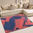 thumbnail image 2 of Art Design Patterns 63''x48'' Plush Memory Foam Bath Mat, Soft, Absorbent, Non Slip, Durable, 2 of 7