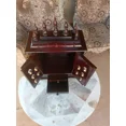 thumbnail image 2 of Wooden Temple Mandir Beautiful Hanging Bells Handcrafted Mandir Pooja Ghar Mandap For Worship Home Decor Art, 2 of 6