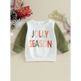 thumbnail image 2 of Cenuakty Baby Sweatshirt, Long Sleeve Crew Neck Hoodie Letters Tree Print Christmas Clothes for Girls Boys, 2 of 9