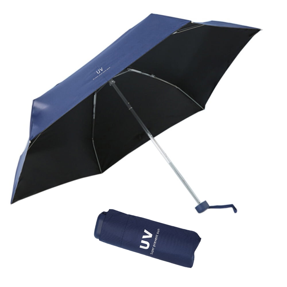 Umbrella With Sun Foldings Handle 5 Anti-UV Flat Mini NZ1D 
