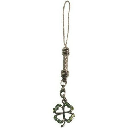 Clover Leaf Cell Phone Charm