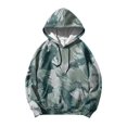 thumbnail image 5 of Camo Big and Tall Hoodies for Men Fashion Graphic Running Hooded Sweatshirt Men Long Sleeve Pullover with Pockets Green 2XL, 5 of 7