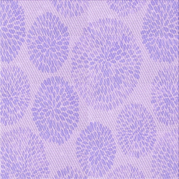 Ahgly Company Machine Washable Indoor Square Transitional Heliotrope Purple Area Rugs, 5' Square