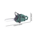 thumbnail image 7 of MERIGLARE Mini Chainsaw Model Dollhouse Furniture Simulation Landscaping Tool Miniature Grass Cutter Toy DIY Accessories pretend play Photo Props creative realistic suitable for chainsaw green, 7 of 7