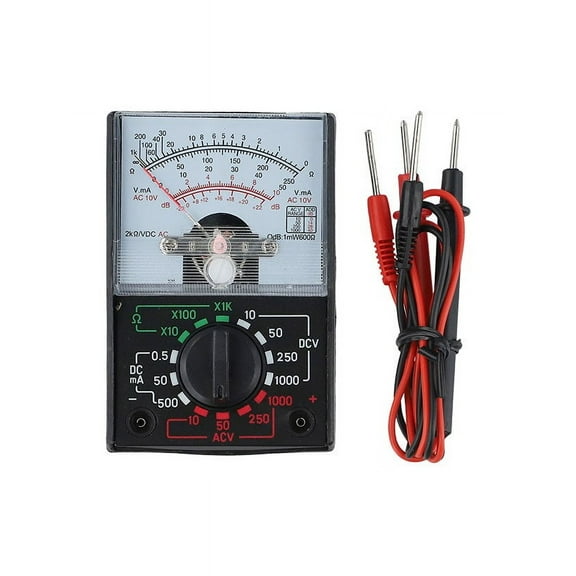 Dc/Ac 1000V Voltmeter 250Ma Ammeter 1Kω Resistance Meter Analog Multimeter Mf-110A Ac/Dc Analog Multimeter Multi Meter New Smile Home