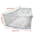thumbnail image 2 of Aquaculture Fish Cast Cage Net Trap Non-toxic Breeding Nest Fishing 2*2*1m White, 2 of 9